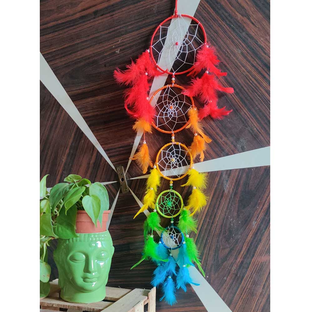 Layered Rainbow Dreamcatcher