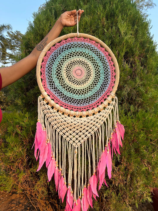 Pastel Vintage Boho Dreamcatcher