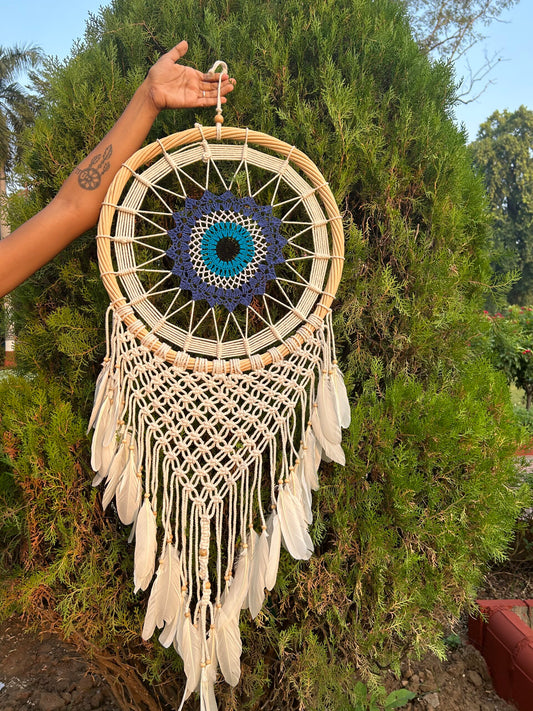 Big Evil Eye Vintage Boho Dreamcatcher