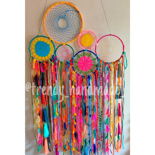 Multicolored Cluster Wall Hanging Dreamcatcher