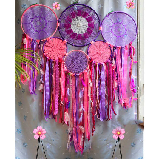 Pastel Cluster Wall Hanging Dreamcatcher