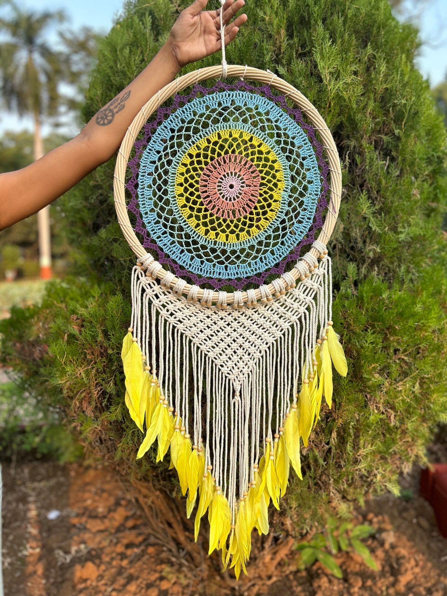 Earthy Vintage Boho Dreamcatcher