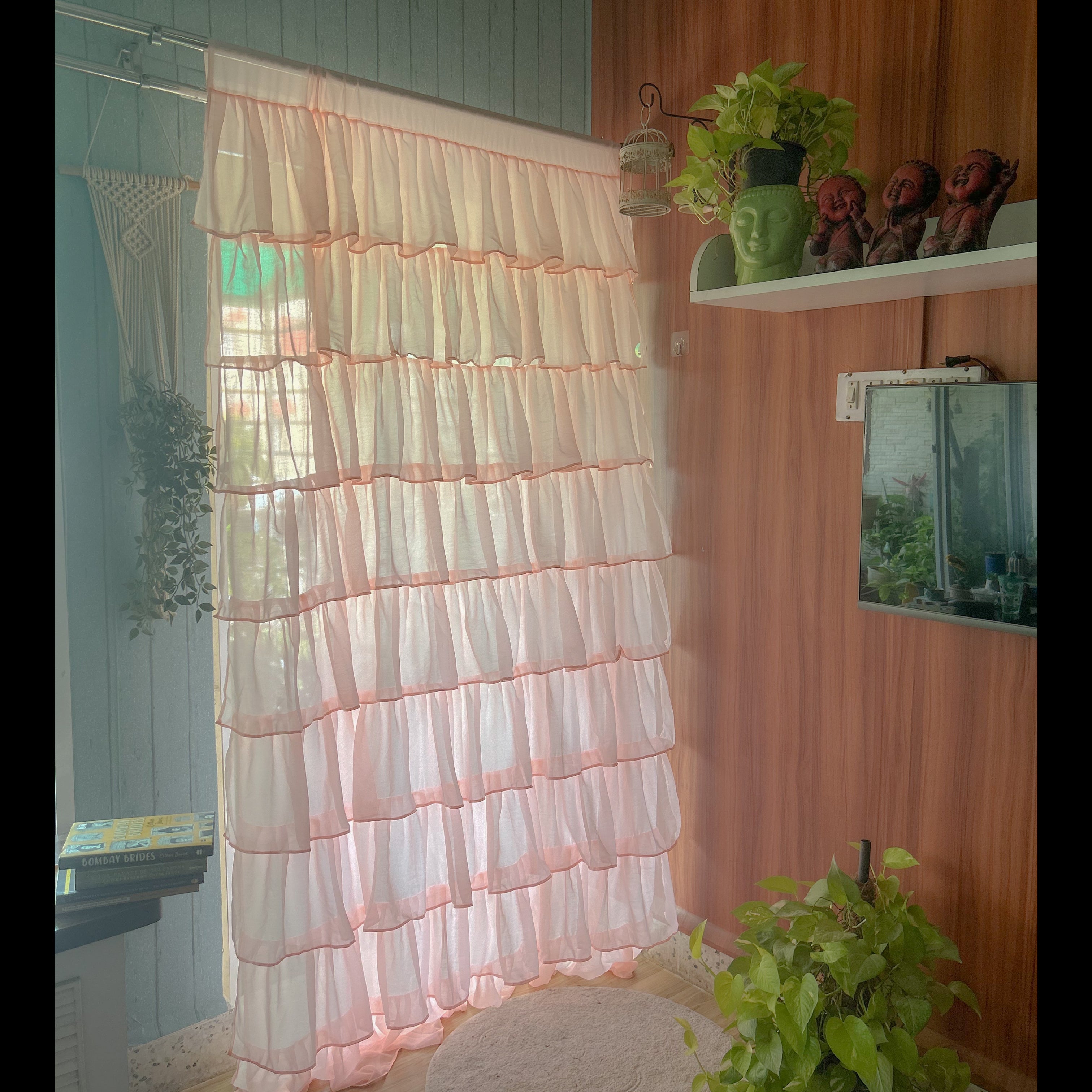 Small Ruffle Curtain Curtains – TrendyHandmade