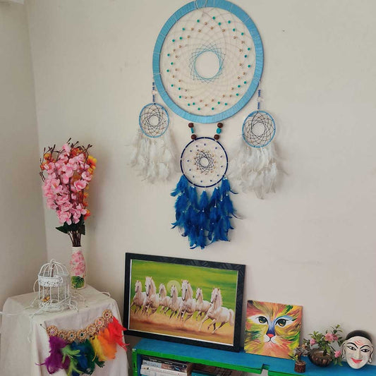 Blue Wall Hanging Dreamcatcher