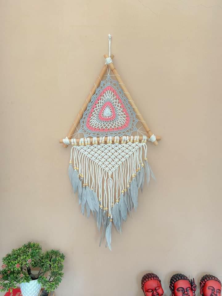 Triangle Vintage Boho Dreamcatcher