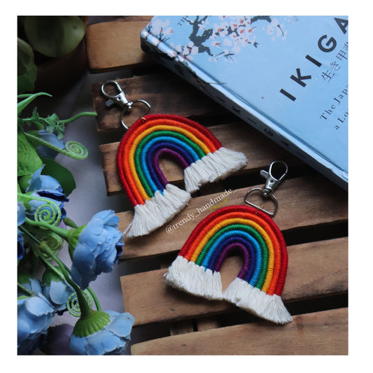 7 colors Rainbow keychain